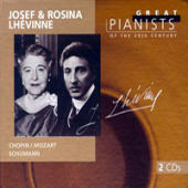Lhevinne Josef and Rosina - Great Pianists of the 20th Century - Josef and Rosina - CD2