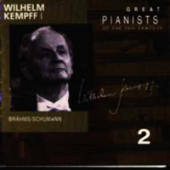 Kempff, Wilhelm Walter Friedrich - Great Pianists Of The 20Th Century  (Cd 1)