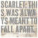 Scarlet - This Was Always Meant To Fall Apart.